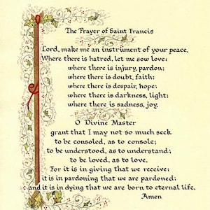The Prayer of Saint Francis