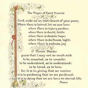 The Prayer of Saint Francis