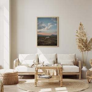 Horse in Sunset Wall Art