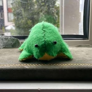 PDF Download - Frog Felt Doll Sewing Pattern | DIY Toad Craft