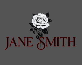 Logo personalizzato dell'autore / Progettazione di loghi personalizzati per scrittori, autori ed editori indipendenti / Branding digitale