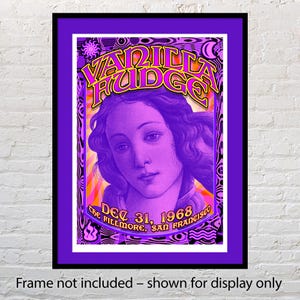 Psychedelic Rock Concert Poster | Hand-signed & numbered Limited Edition Fine Art Print