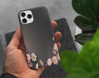 Dark Floral Phone Case, Vintage Rose Phone Case, Aesthetic Flower Phone Cover, Elegant Floral iPhone Case, Romantic Gift for Her