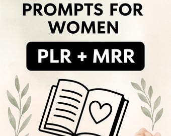 Gratitude Journal for Women - 50 Daily Prompts, PLR MRR (Printable PDF)