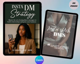 Instagram DM Sales Strategy Guide, PLR MRR (Digital Download)