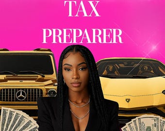 How to Become a Tax Preparer, Canva Editable Digital Guide, Tax Prep Master Guide, Tax Business Guide DFY Digital Product Business, PLR/ MRR