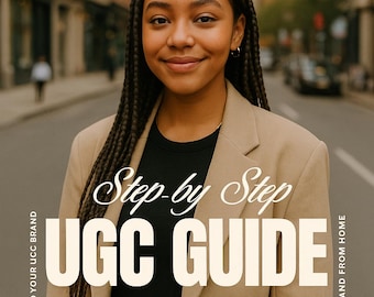 UGC Creator Guide, Brand Building Workbook (Digital Download)