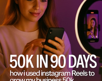 e-boek Instagram Reels Growth | 50.000 volgers in 90 dagen (PLR + MRR)