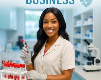 Start Your Own Diagnostic Lab Business – DFY PLR/MRR | Step-by-Step Guide  Editable Canva Template | Medical Business Start-up Blueprint