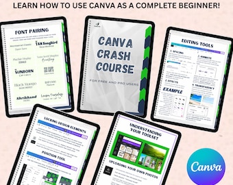 2025 Canva Crash Course, Beginner Starter Guide (PDF)