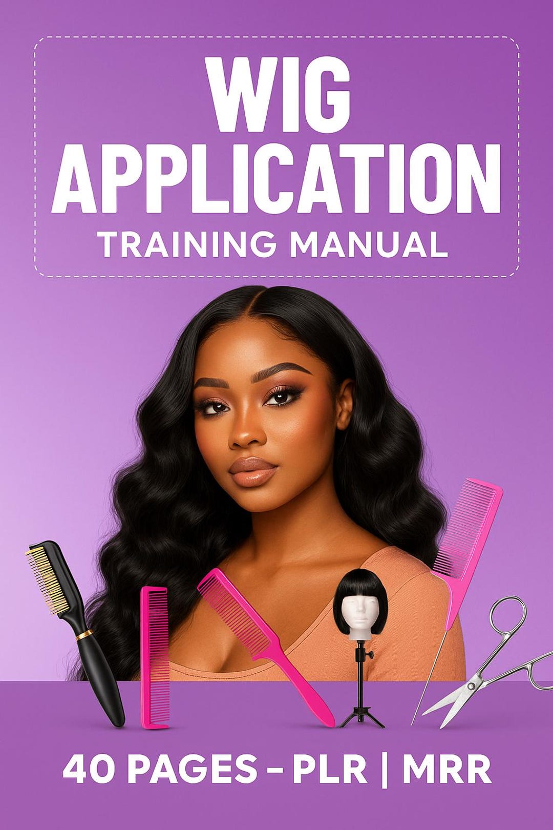 Wig Install Training Manual, Step-by-step Guide Ebook, PLR / MRR ...