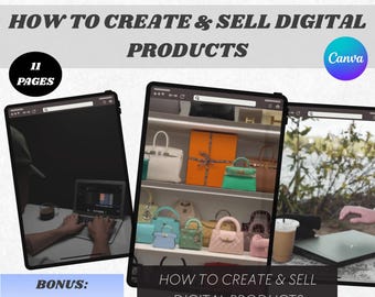 How to Create & Sell Digital Products Using ChatGPT Step-by-Step Digital Business Guide | Passive Income eBook | Editable Download PLR MRR