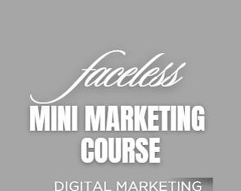 Pacchetto mini-corso di marketing senza volto: MRR e PLR, Instagram (download digitale)