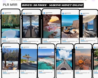 2000+ Luxury Hotels And Resorts Reels Bundle|Vacation, Mansion & Travel Content |PLR  MRR Rights| Social Media Travel Content Canva Template