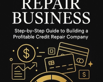 Start a Credit Repair Business Guide Credit Repair eBook, Digital Product, Step-by-Step Small Business Guide,DIY Credit Repair Guide PLR/MRR