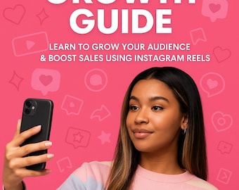 Instagram Reel Growth Guide, PLR MRR Resell eBook (Digital Download)