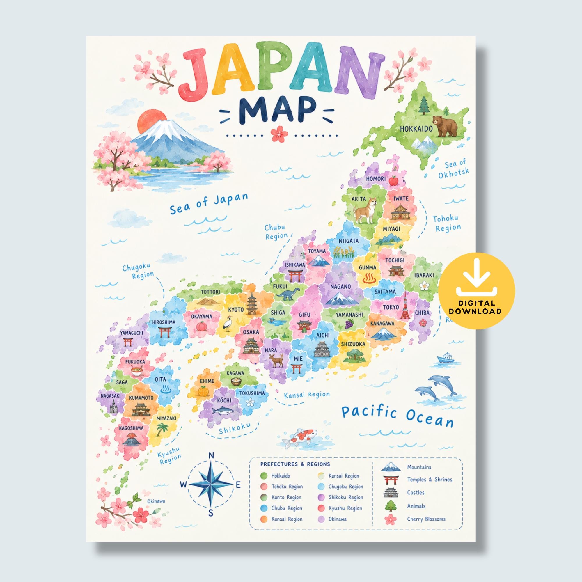 Japan travel guide - Etsy 日本