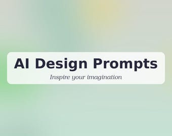 AI Design and Midjourney Prompts Kit - Artistic Inspiration & Image Ideas