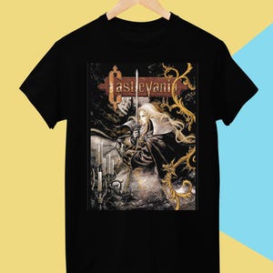 Castlevania t-shirt, shirt for men and women, black unisex cotton tee