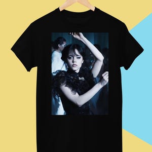 Wednesday t-shirt, Addams Family shirt for men and women, black unisex cotton tee