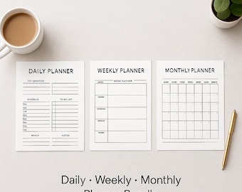 Printable Planner Bundle