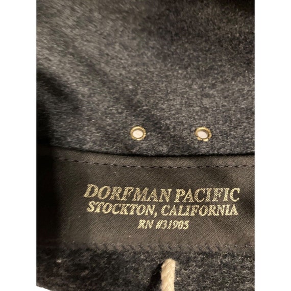 Mens Dorfman Pacific Wool Felt Hat XL Charcoal Ro… - image 6