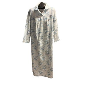 winter sleeping dress Seanative Cozy Winter Nightgown for Women Soft Lightweight Sleepshirt Sleep Dress Button Front Long Sleeve Nightshirt Full-Length Loungewear, L, Pink