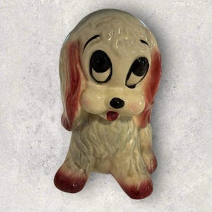 Sad Eye Dog Figurine - Etsy