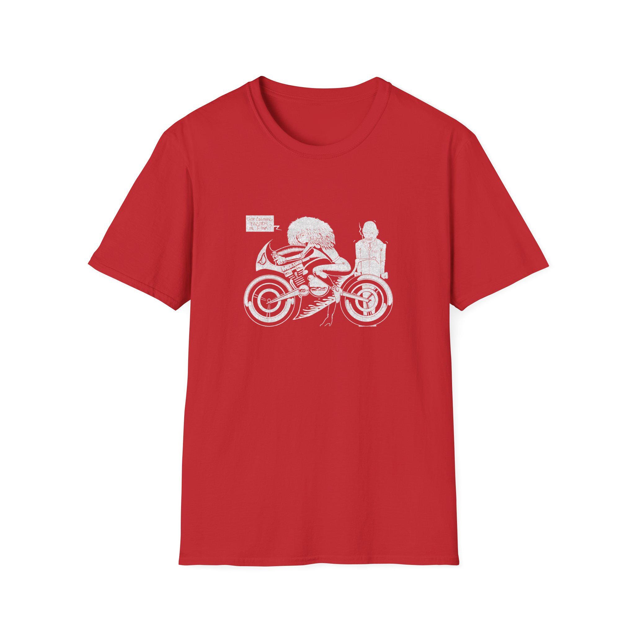 使い古したような風合い - Got Anything Faster in Pink Tシャツ 