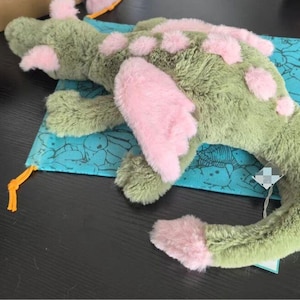 Jelly Cat Inspired Malachy Dragon Plush Toy  Large Size  Rare Collectible  BNWT  Soft Cuddly Stuffed Animal  Best Gift for Kids