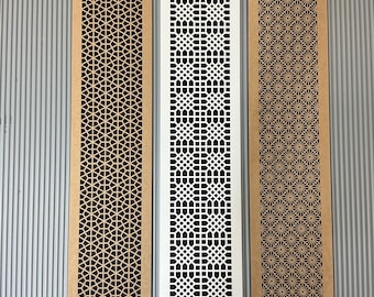 Custom Wood Vent Cover | 1/4” Thick Decorative MDF Vent Cover for walls and ceiling (Listing 2 of 2 Larger Sizes)