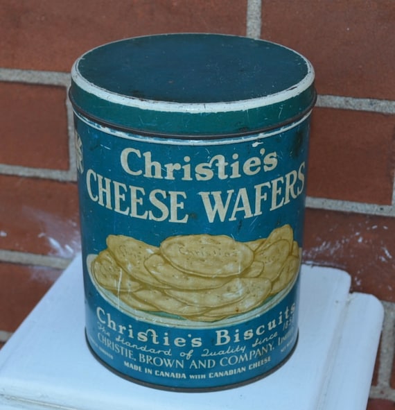 Christies Vintage Christie’s Biscuits Glass Lid 10 1/2” X 10 1/2” 