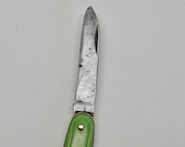 Richards Folding Pocket Knife Green 1950-60 period England