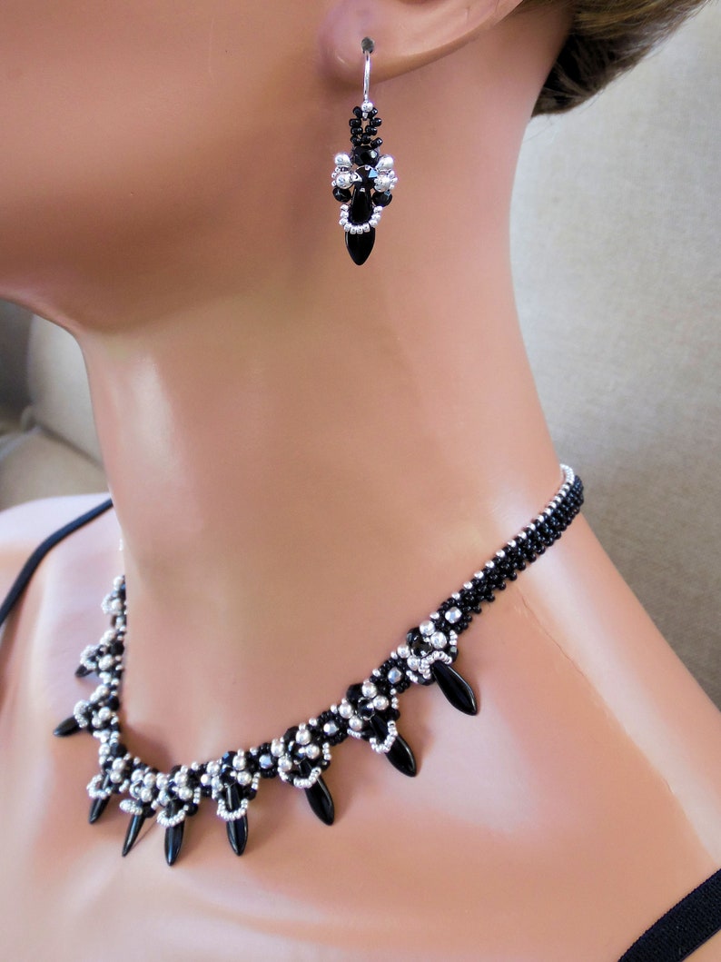 Womens Necklace Earring Set Dressy Jewelry Seed Bead Etsy