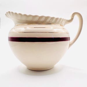 VITNAGE Johnson Bros White Ironstone Mini Jug / Creamer – English Pottery Farmhouse Kitchen Decor