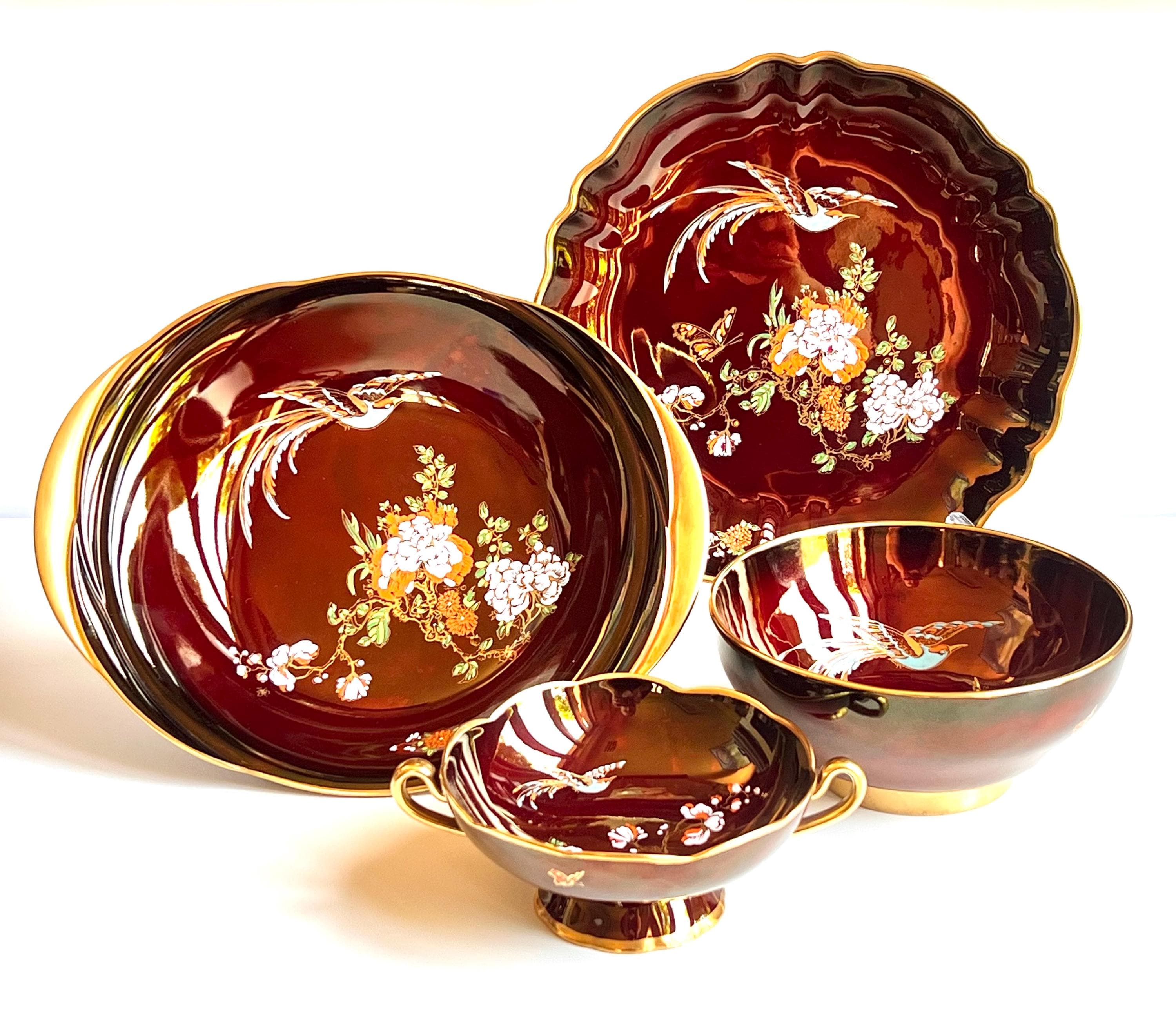 Vntage Pall Mall Chna FWR Panted - Etsy