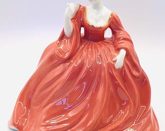 Vintage Coalport “Natalie” Figurine – Hand Decorated Bone China – Made in England 1983.