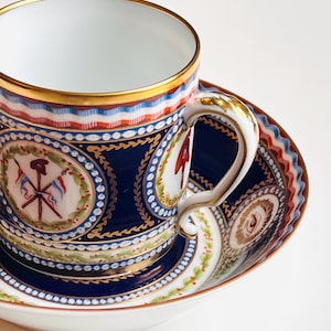 レア美品❤️レイノー❤️リモージュ❤️インドの華❤️スープカップ❤️ダブルハンドル❤️6客 raynaud レイノー リモージュ カプチーノ カップアンドソーサー