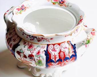 Antique John Ridgway ‘Braganza’ Footed Wash Bowl – c.1830s