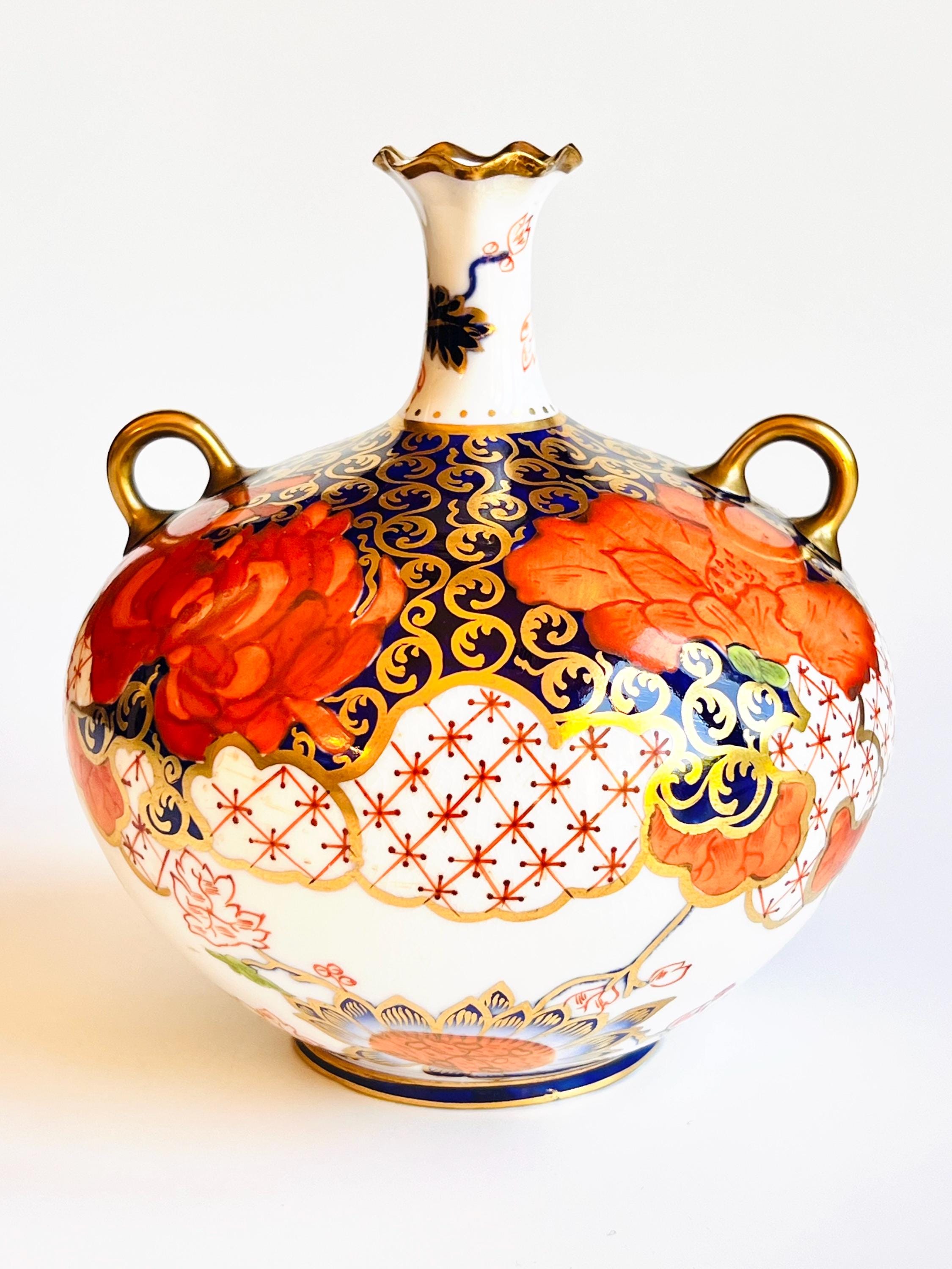 Antique Royal Crown Derby Vase - Etsy