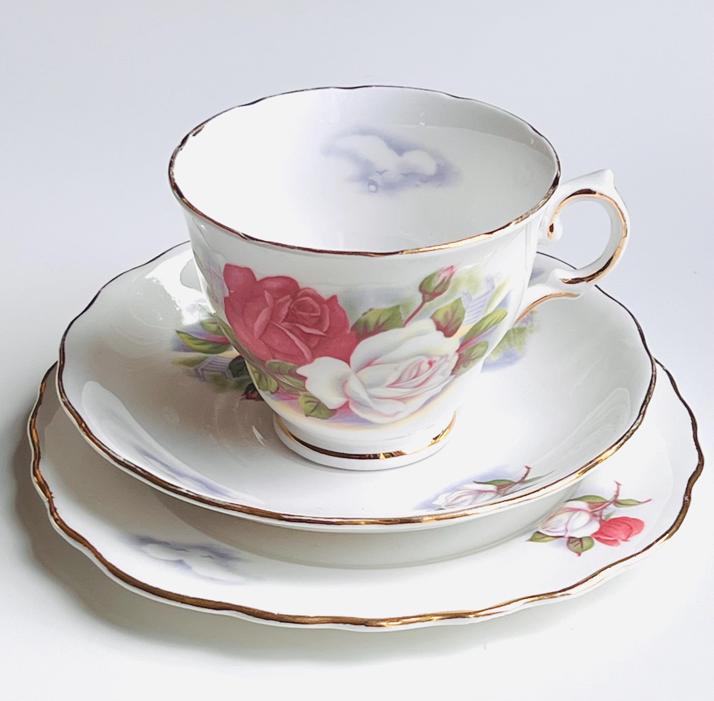 英国王室御用達　 OSBORNE teacup C/S ×2 Royal Osborne Teacup - Etsy UK