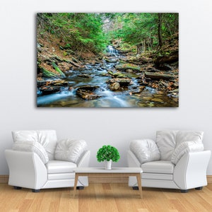 Metal Wall Art for your home or office, Scenic Mountain Stream, Photography by CT Costa, Ready to Hang Art