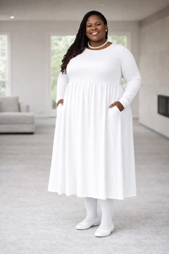 Modest, Ritual-approved OES Meeting Dress (plus Size) - Etsy