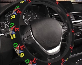 Protège-volant de l'Ordre de l'Étoile de l'Est | Accessoires de voiture OES | Décoration automobile Eastern Star | Cadeau de fraternité | Précommande en édition limitée