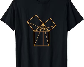 T-shirt maçonnique - 47e problème d'Euclide T-shirt en coton
