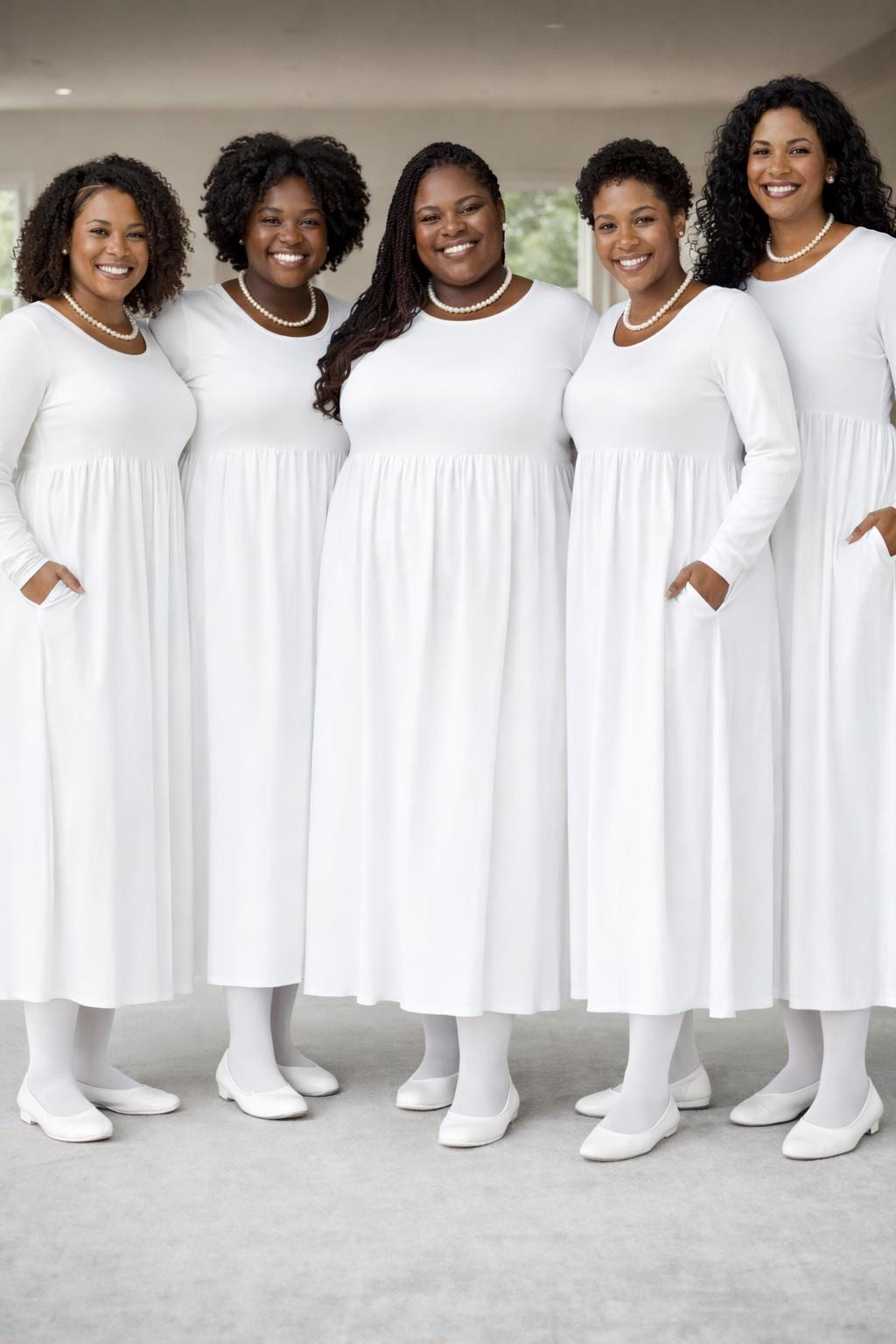 White Dress Women Church - Etsy