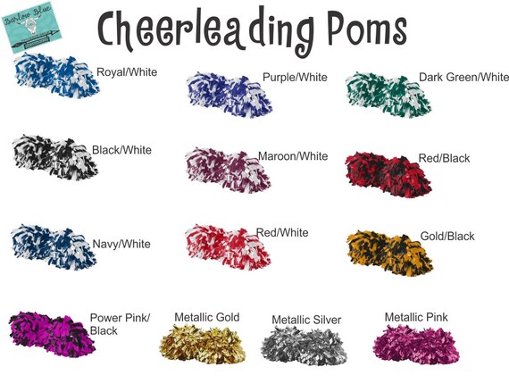 Pom Poms Cheerleading Uniform Accessories Etsy