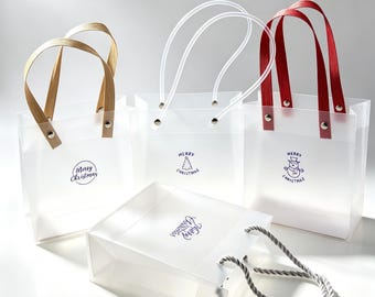 Personalized Christmas Gift Bag,Custom Party Favors, Holiday Gifts Bag,Happy New Year Gift Bags