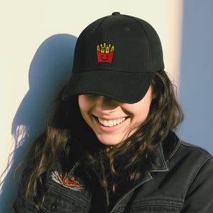 Embroidered Corduroy Dad Hat: The Other People Club, Funny Unisex Cap