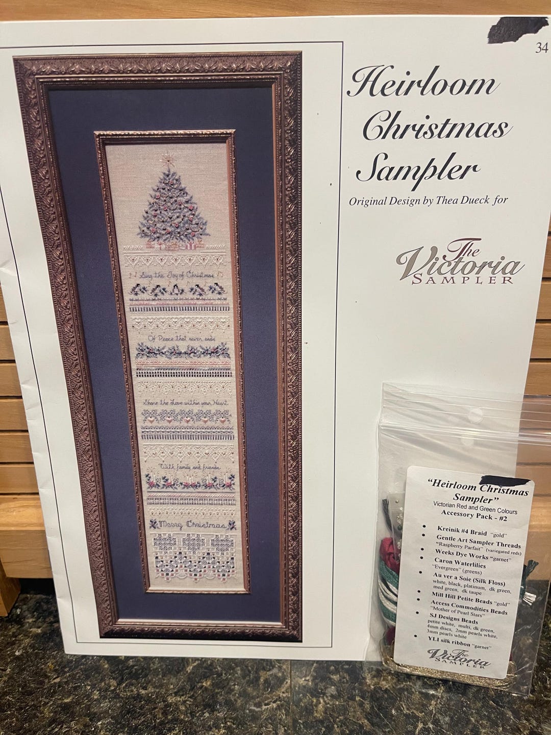 The Victoria Sampler - “heirloom Christmas Sampler” - Pattern and ...